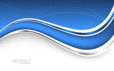 Beautiful blue background. Vector Illustration