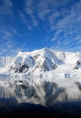Foto auf Alu-Dibond dramatischer Himmel über der Antarktis © fivepointsix