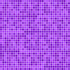 Purple square pixel mosaic background