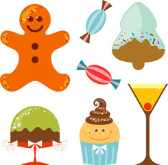 Fototapeta premium Christmas Party Sweets