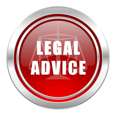 legal advice icon, law sign