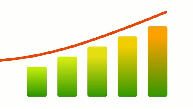 Grafico di crescita del business