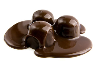 candys in a chocolate