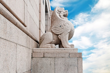 Stone Lion sculpture