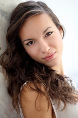 Naklejka premium Sorriso di ragazza