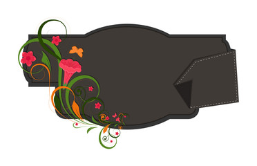 Retro Flourish Paper Banner