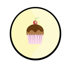 cupcake button