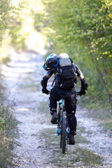 Naklejka premium Mountain bike