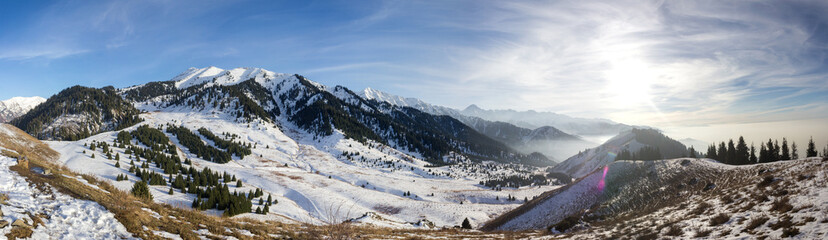Fog in the mountains