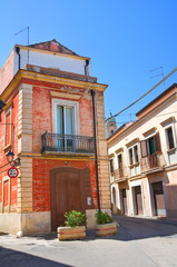 Alleyway. San Severo. Puglia. Italy.