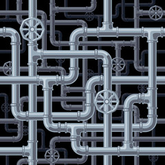 Seamless pipes background
