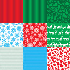 different set of christmas backgrounds