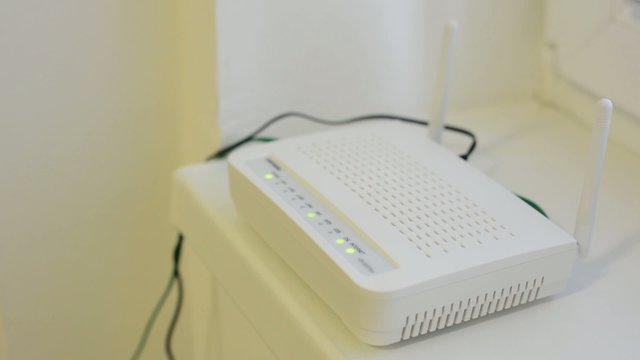 Internet modem - in room