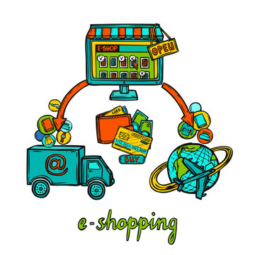 E-commerce design concept
