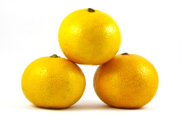 orange on white background