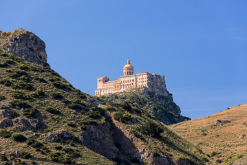 Religious building on Sicily in mountains