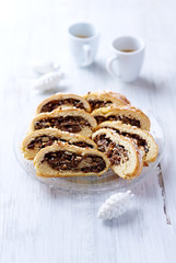 Poppy seed strudel for Christmas (Poland) 