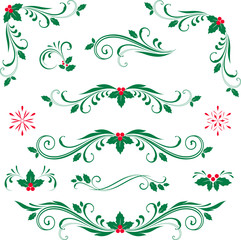 Scroll Set Holly