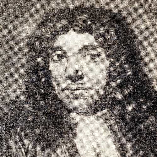 "Christiaan Huygens (painting of Caspar Netscher)" Stock photo and ...