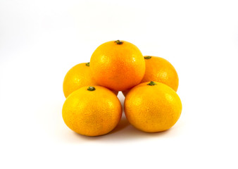 orange on white background