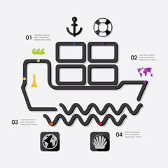 maritime trucking infographic