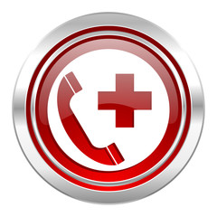 Obraz premium emergency call icon