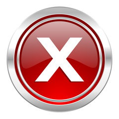 cancel icon, x sign
