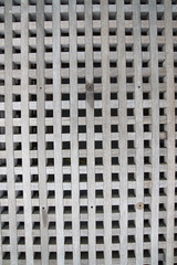 Old plank wood bridge floor