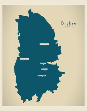 Modern Map - Örebro SE