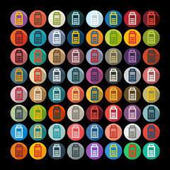 Flat design: charge the battery