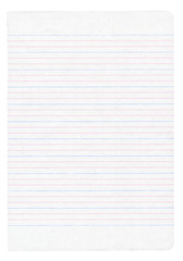 Obraz premium Notebook paper with colorful