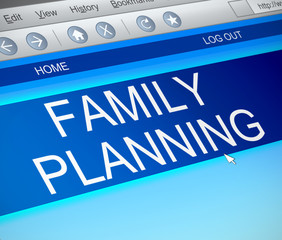Family planning concept.