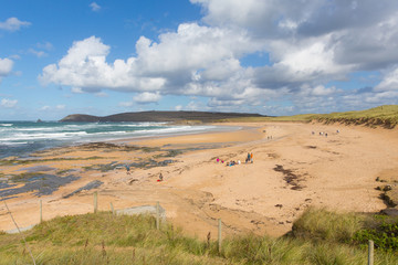Constantine Bay beach Cornwall England UK Cornish north coast