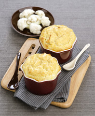 souffle vegetables cauliflower