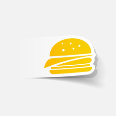 realistic design element: sandwich