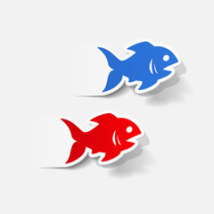 realistic design element: fish