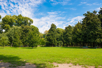 Fototapeta na wymiar Green park