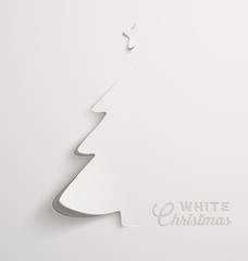 White Christmas, minimal Christmas card - 72615840