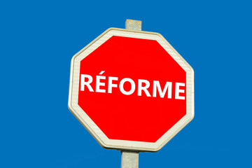 Obraz premium Réforme Territoriale en France