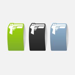 realistic design element: gun game