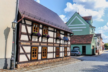 Naklejka premium Fachwerk in Ruhland