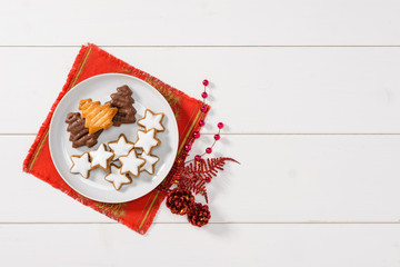 Christmas cookies, texture