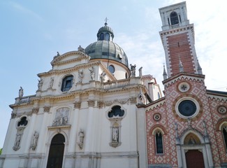 Fototapeta premium The Church of St Mary of Mount Berico in Vicenza in Italy