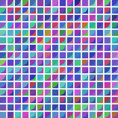 Seamless squared pattern on white background