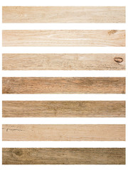 Isolate Wood plank brown