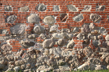 Fragment restored defensive wall