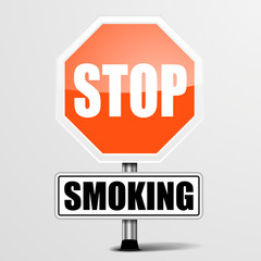 Roadsign Stop Smoking