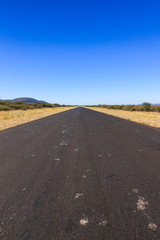 Fototapeta na wymiar Road to nowhere Namibia Africa