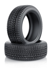 Winter tyres with metal spikes