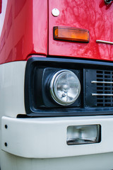 Fototapeta premium Scheinwerfer DDR Bus